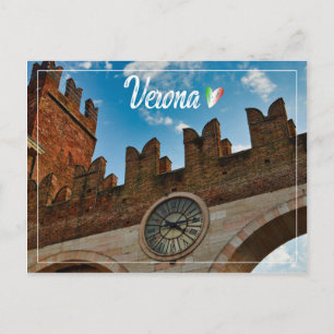 Verona, Portoni della Bra gateway, Italien Vykort