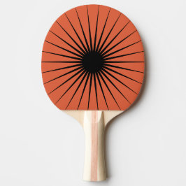 Verona Sunset Orange Färg och Hypnotis Line Burst Pingisracket