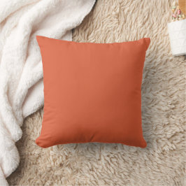 Verona Sunset Orange Solid Färg Kudde