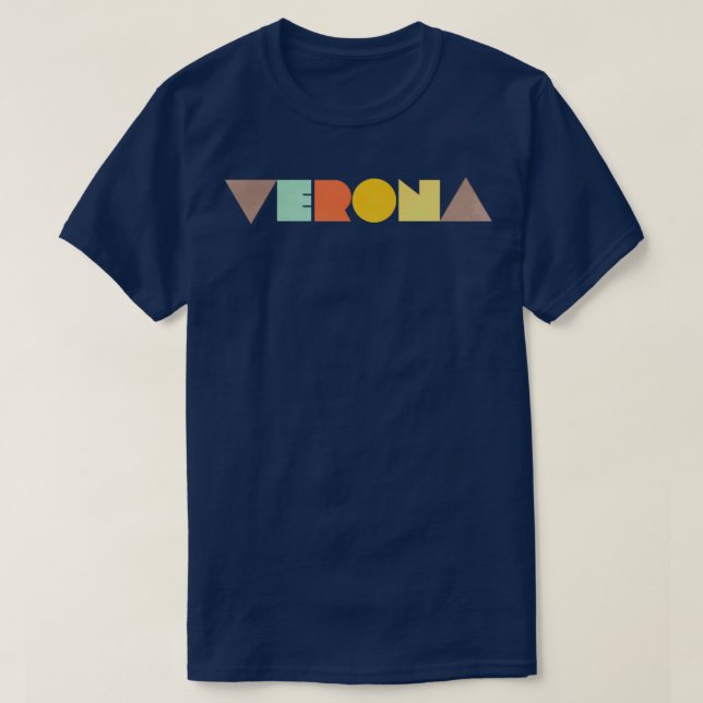 Verona Vintage T Shirt (Design framsida)