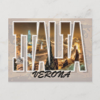 Verona, vykort för Italien