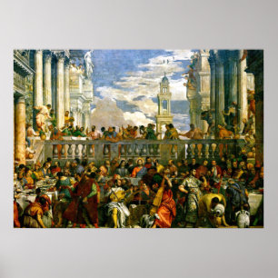 Veronese - Bröllop vid Cana Poster