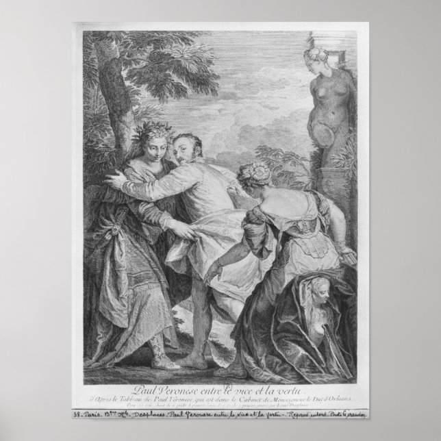 Veronese mellan Vice och virtue Poster (Framsidan)