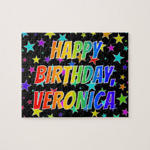 ’VERONICA’ First Namn, Roligt ’GRATTIS PÅ F Pussel