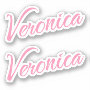 Veronica namn x2 klistermärken