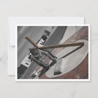 Veronica Wipes Ansikte vid Jesus Vykort