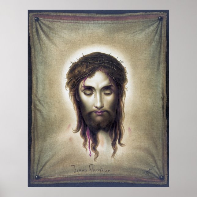 VERONICA'S VEIL - JESUS CHRISTUS - 1876 POSTER (Framsidan)
