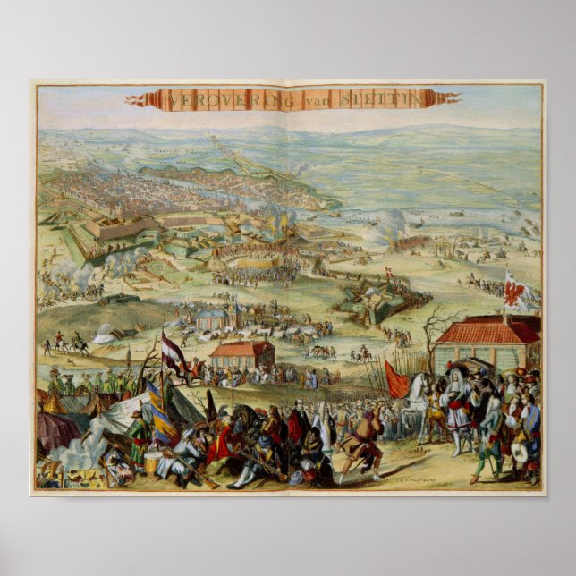 VEROVERING van STETTIN - Siege av Stettin Poster (Framsidan)