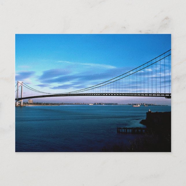 Verrazano-Narrows Bridge, New York, USA Vykort (Framsida)