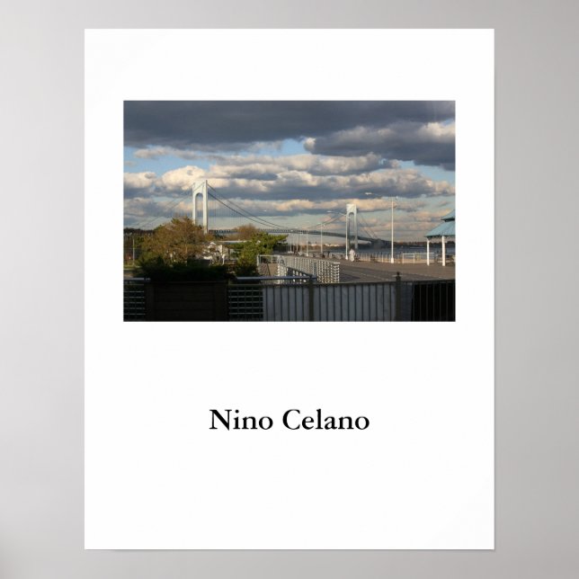 Verrazano Narrows Bridge Poster (Framsidan)