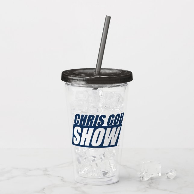 Verre Chris Gou - visa tumlare Take Away Mugg (Baksida Ice)
