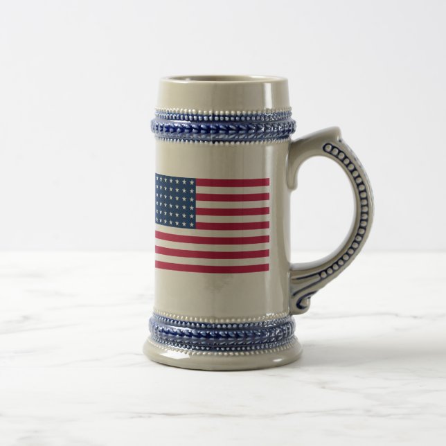  Verres à bière drapeaux USA, mugs et chopes USA Sejdel (Höger)