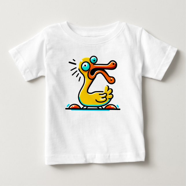 Verrückte Ente  T Shirt (Framsida)