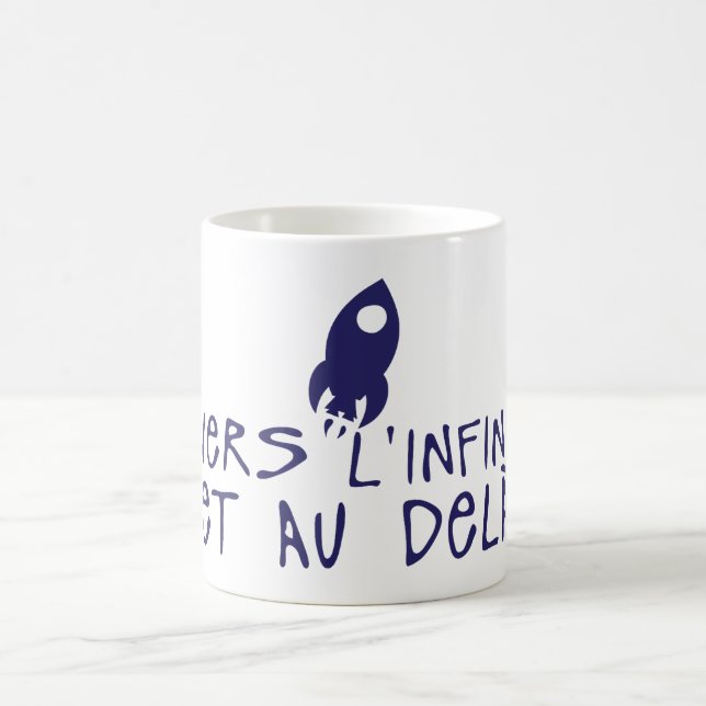 vers infini et au dela citation fuser kaffemugg (Center)