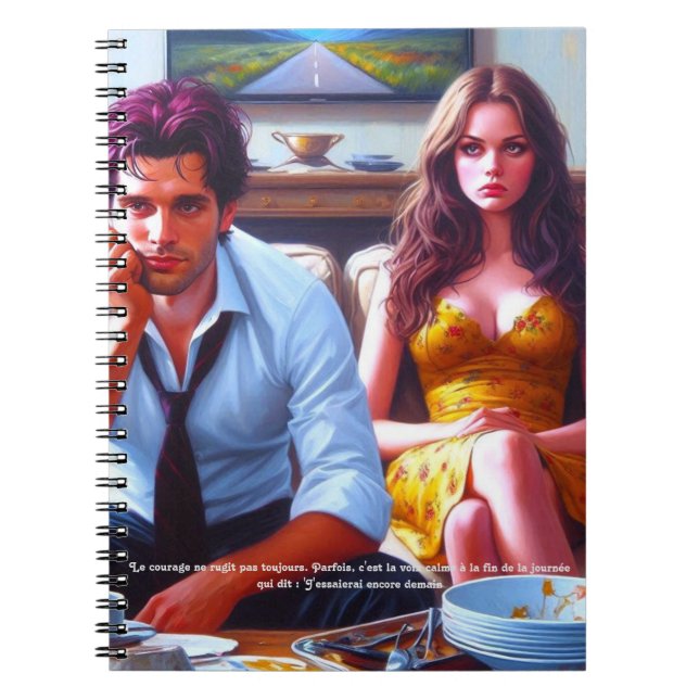  - Vers l’Inconnu, avec Confiance Anteckningsbok (Framsidan)