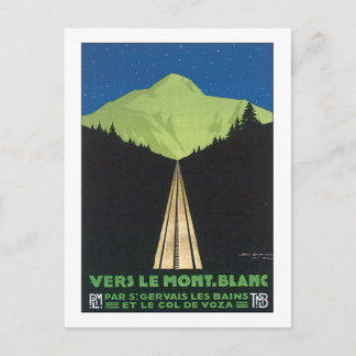Vers le Mont Blanc Vykort
