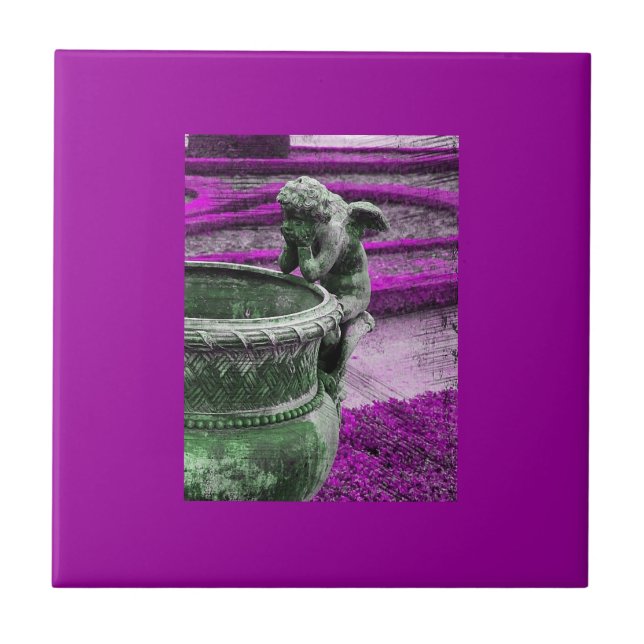 Versailles Angel Grunge Kakelplatta (Framsidan)