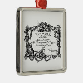 Versailles – baroque – deco noble Wedding marriage Julgransprydnad Metall
