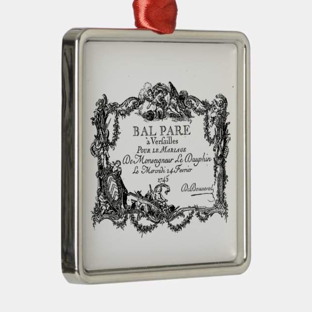 Versailles – baroque – deco noble Wedding marriage Julgransprydnad Metall (Höger)