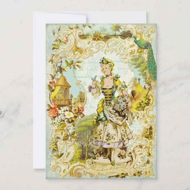 Versailles Butterfly Garden Inbjudningar (Framsida)