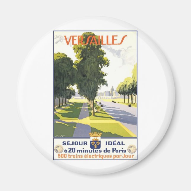 Versailles Frankrike Magnet (Framsidan)