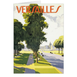Versailles frankriken hälsningskort