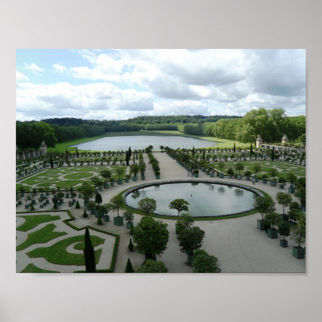Versailles Garden Orangerie Photo Poster Frankrike (Framsidan)