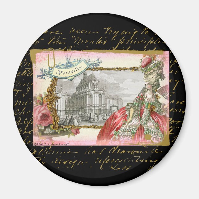 Versailles Marie Antoinette Elegance Magnet (Framsidan)