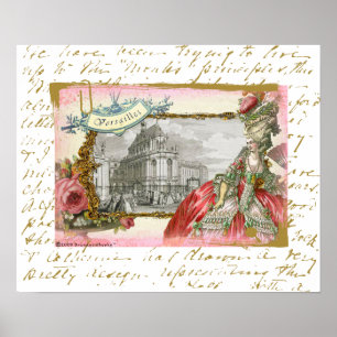 Versailles Marie Antoinette Poster Skriv ut