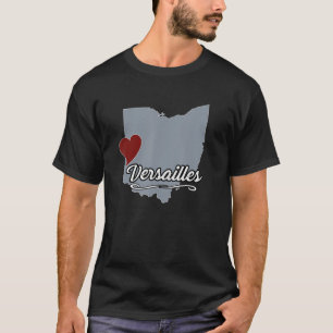 Versailles Ohio OH Stad Stat USA Sött Souvenir T Shirt
