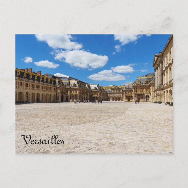 Versailles Palace entrance courtyard - Frankrike Vykort (Framsida)