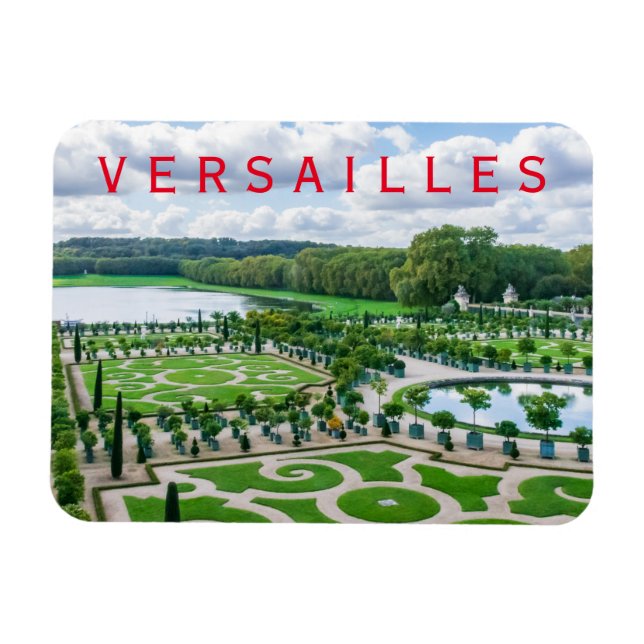 Versailles Palace Gardens kylmagnet Magnet (Horisontell)
