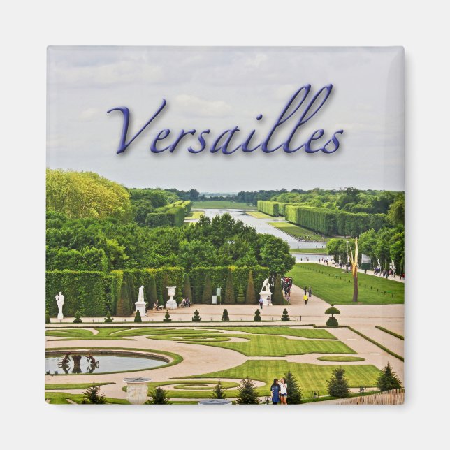 Versailles Palace Gardens Magnet (Framsidan)