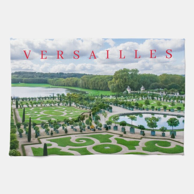 Versailles Palace Gardens tetowel Kökshandduk (Horisontell)