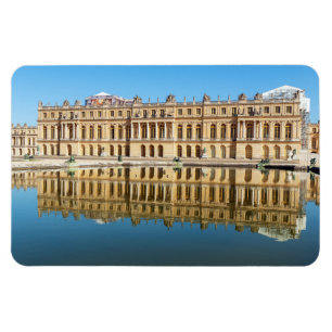 Versailles palace och reflexion i en damm magnet