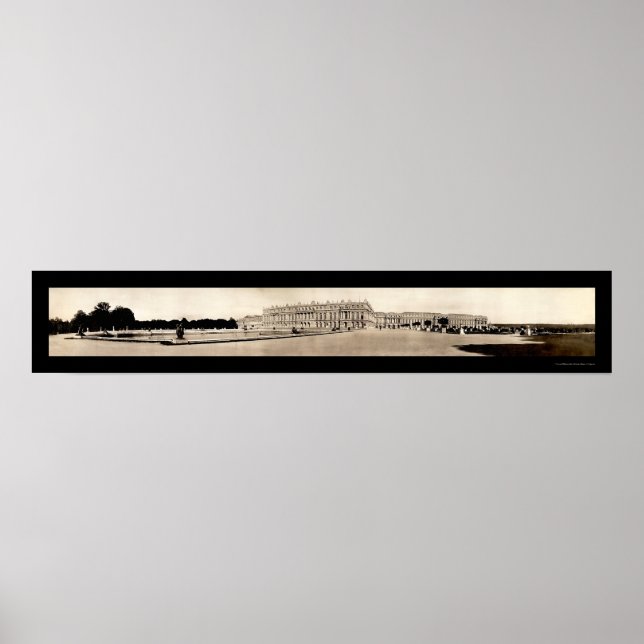 Versailles Palace Photo 1908 Poster (Framsidan)