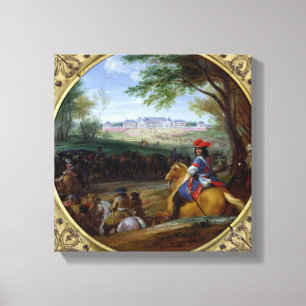 Versailles palats 1669 canvastryck
