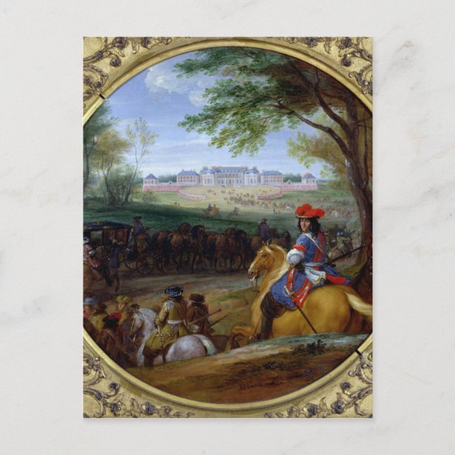 Versailles palats 1669 vykort (Framsida)