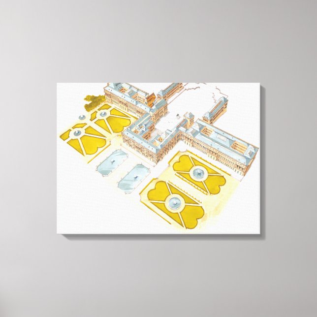 Versailles palats. Frankrike Canvastryck (Framsida)