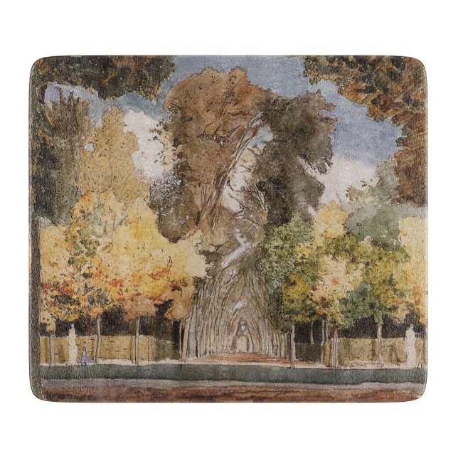 Versailles Park i hösten (av Konstantin Somov) (Framsidan)