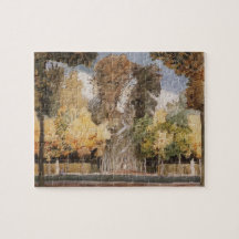 Versailles Park i hösten (av Konstantin Somov)