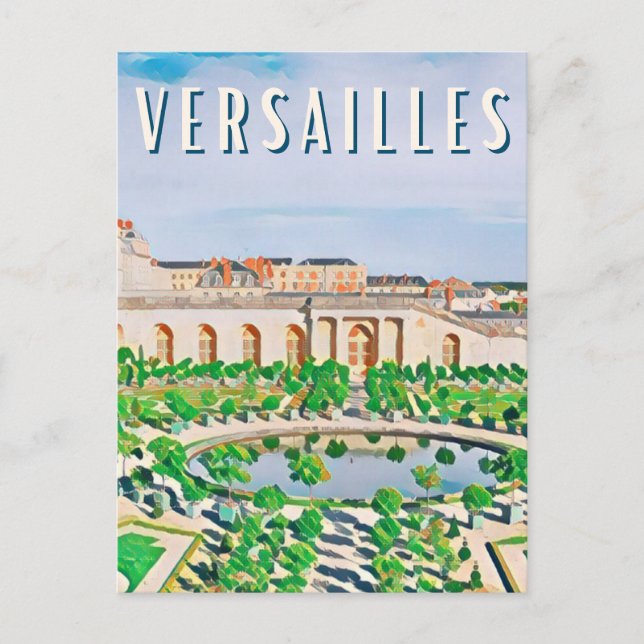 Versailles Photo Vintage  Vykort (Framsida)