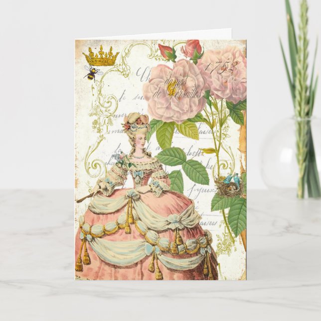Versailles Ro de la Marie Antoinette Kort (Framsida)
