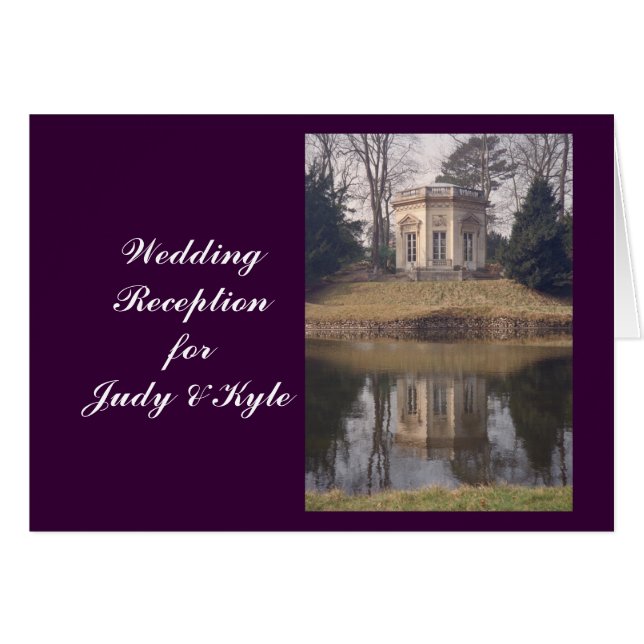 Versailles Tea House Hälsningskort (Framsidan Horizontal)