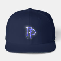 Versal P-logotypdesign (blå) 