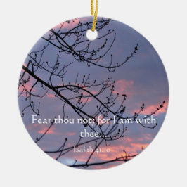 Verse för Isaiah 41:10bibel Julgransprydnad Keramik