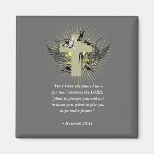 Verse för JEREMIAH 29:11bibel Magnet