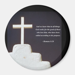 Verse för ROMANS8:28bibel Magnet