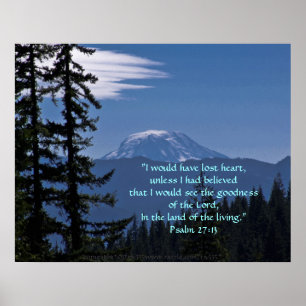 Verse för tryck w/Scripture för Mt. Adams
