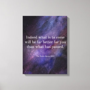 Verser från Quran   Islamiska gaffelmugglarkonsten Canvastryck